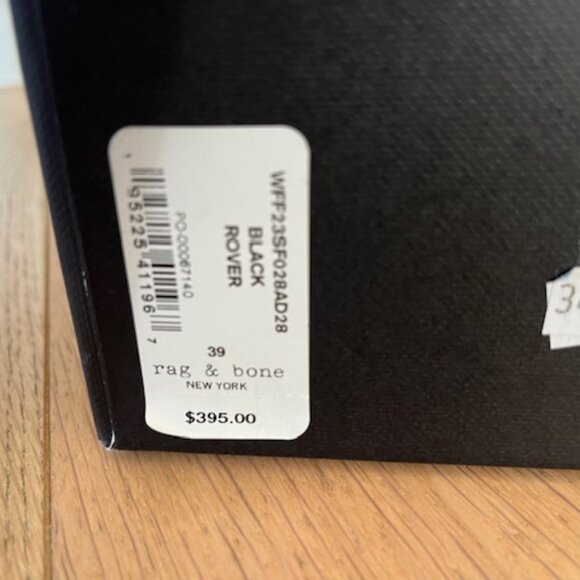 Rag and Bone Black Rover Bootie - size 39 - with box - Picture 6 of 6
